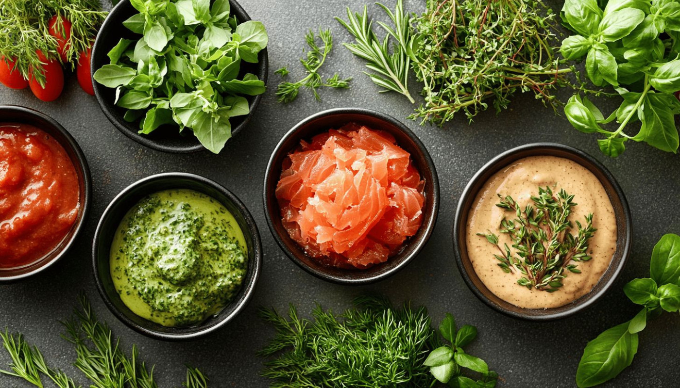 Comment marier les herbes fraîches avec les sauces pour saumon fumé?